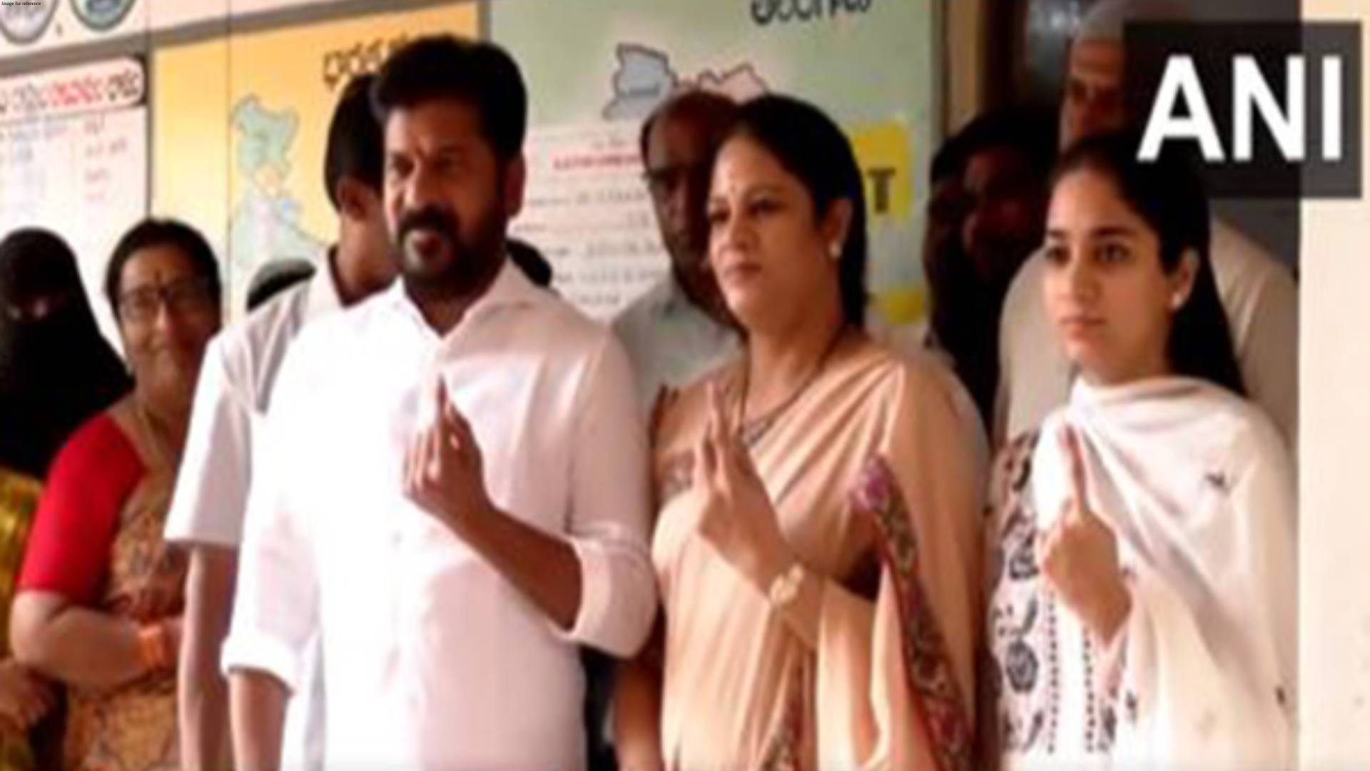 LS polls: Telangana CM Revanth Reddy casts vote in Kodangal, says 'Voting is our responsibility'